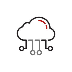Icon für Cloud Computing
